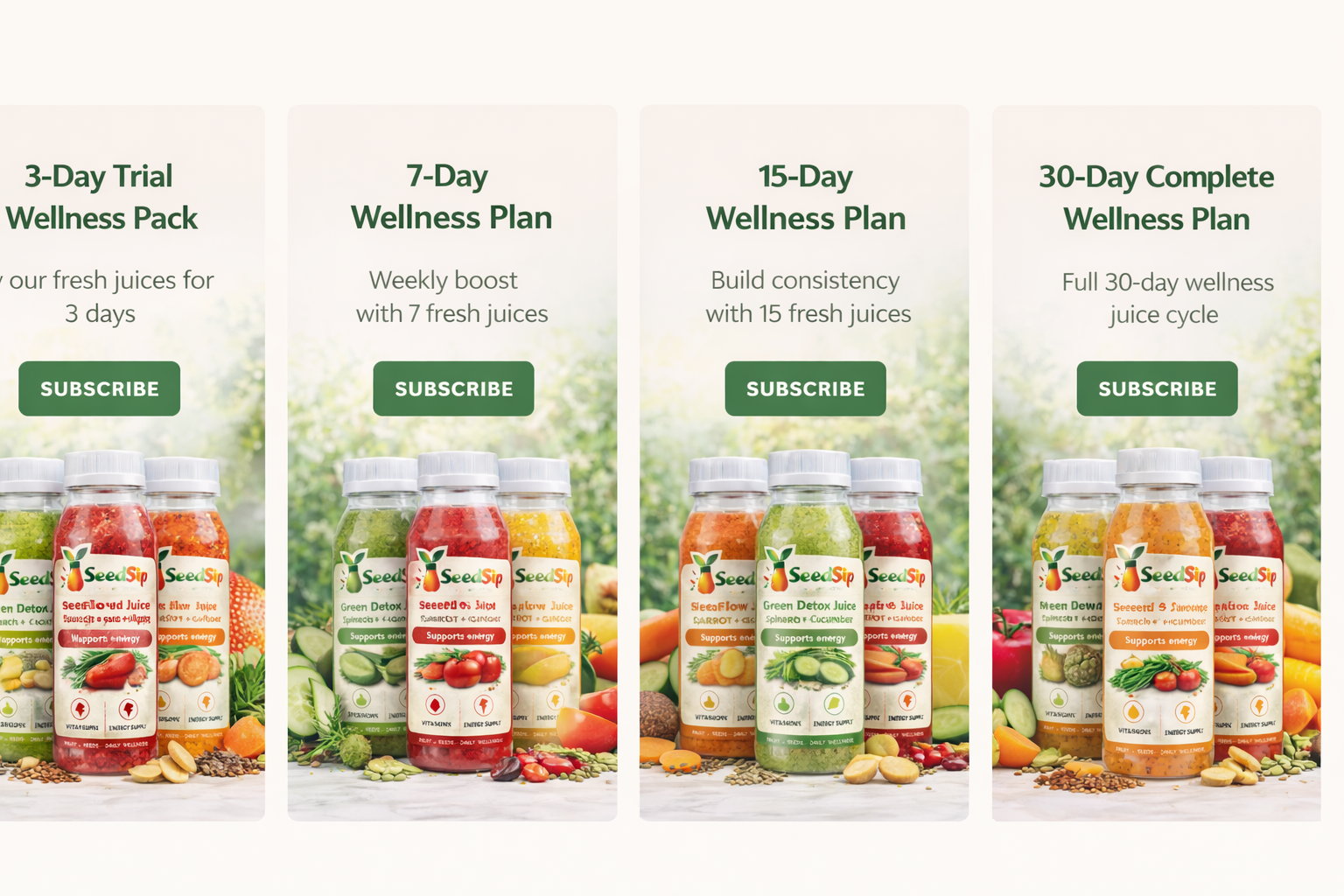 SeedSip Wellness Plan