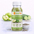 Detox Refresh Juice  Green Apple + Cucumber + Chia Seeds