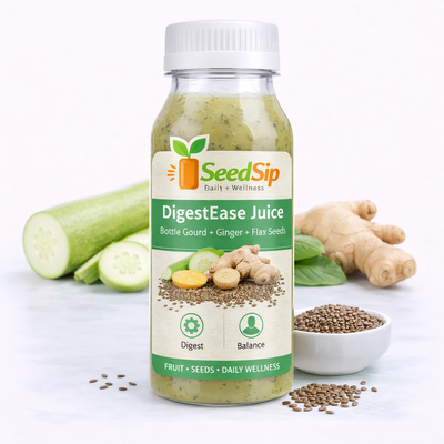 DigestEase Juice  Bottle Gourd + Ginger + Flax Seeds