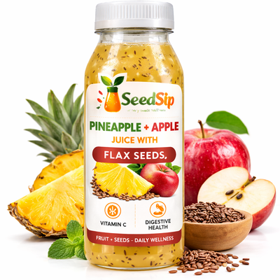 Fresh Digest Blend (Pineapple + Apple Juice with Flax Seeds)