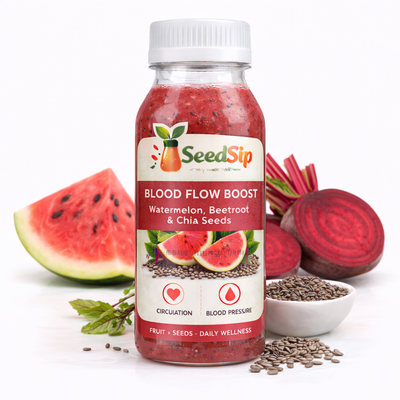 Blood Flow Boost – Watermelon, Beetroot & Chia Seeds