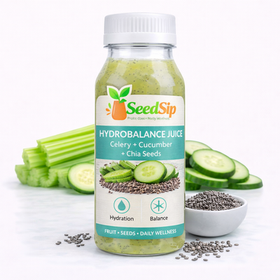 HydroBalance Juice  Celery + Cucumber + Chia Seeds