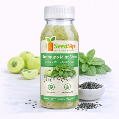 Immuno Mint Shot  Amla + Mint + Basil Seeds