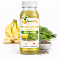 Iron & Energy Blend (Banana + Spinach Juice with Chia Seeds)