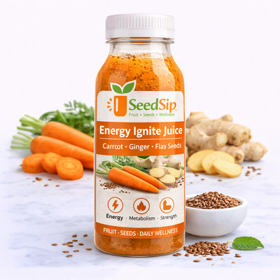 Enzyme Boost Juice  Papaya + Mint + Chia Seeds