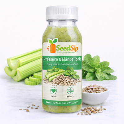 Pressure Balance Tonic  Celery + Mint + Sunflower Seeds